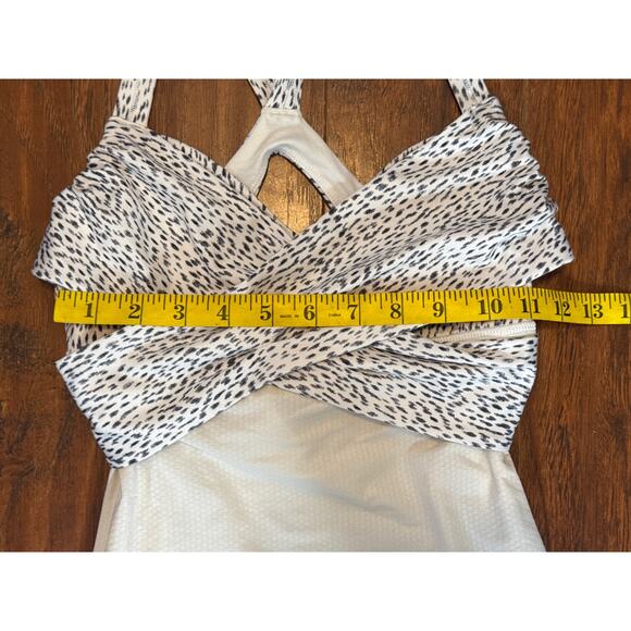 Lululemon 6 Wrap It Up Dottie Dash Racer Back Tank Top Animal Print - Picture 5 of 8